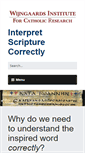 Mobile Screenshot of interpretingscripturecorrectly.com